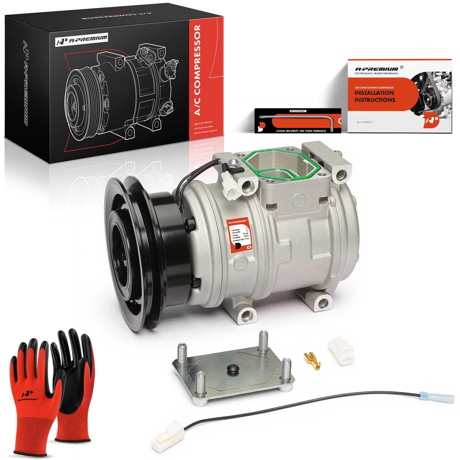 Amazon.com: A-Premium AC Compressor with Clutch Compatible with